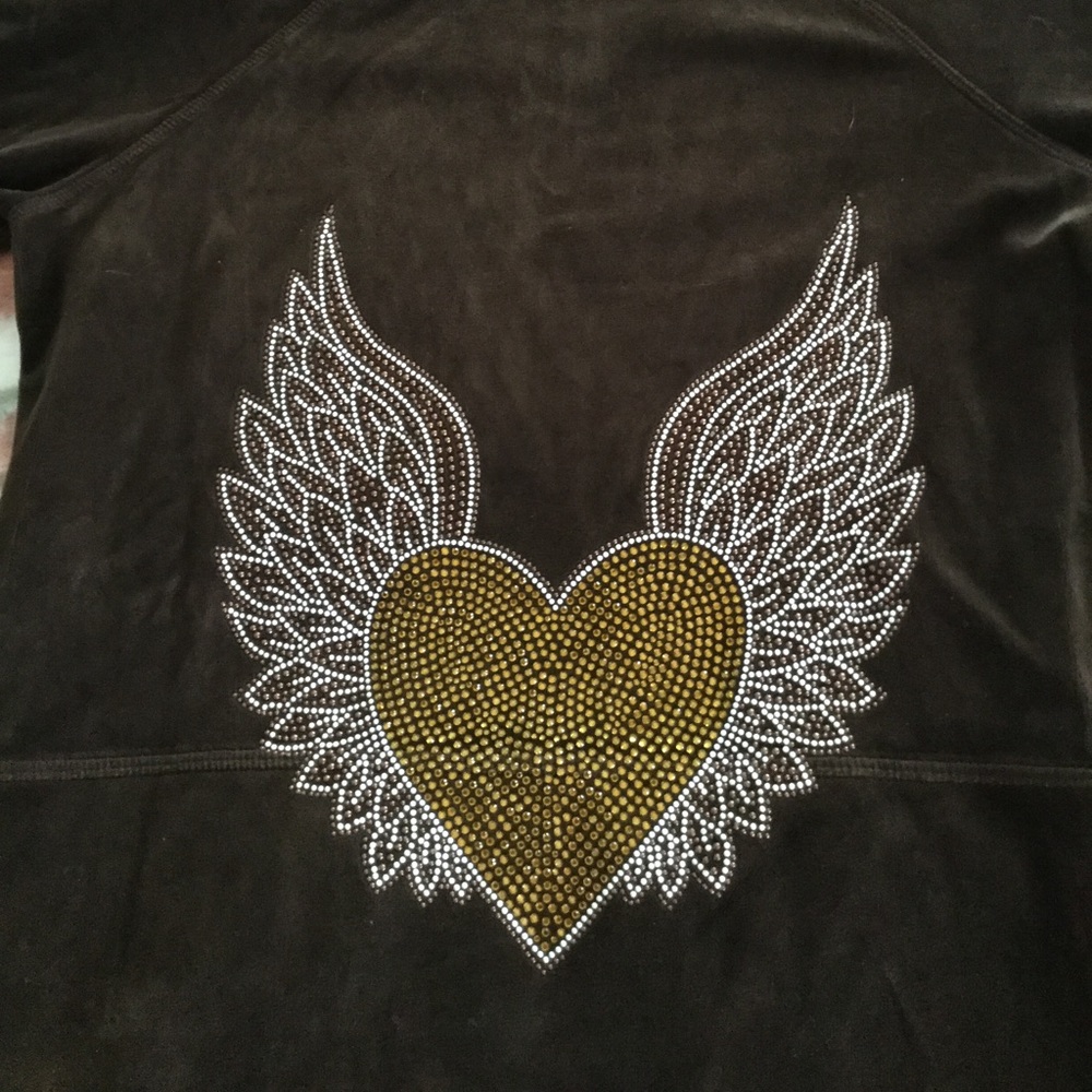 Bejeweled beautiful velour set